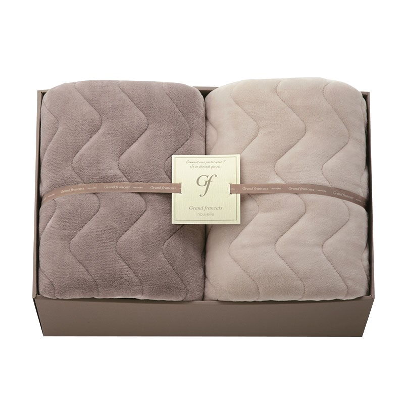 グランフランセ ヌーベル 吸湿発熱綿入り ハイソフトタッチ敷パット2P