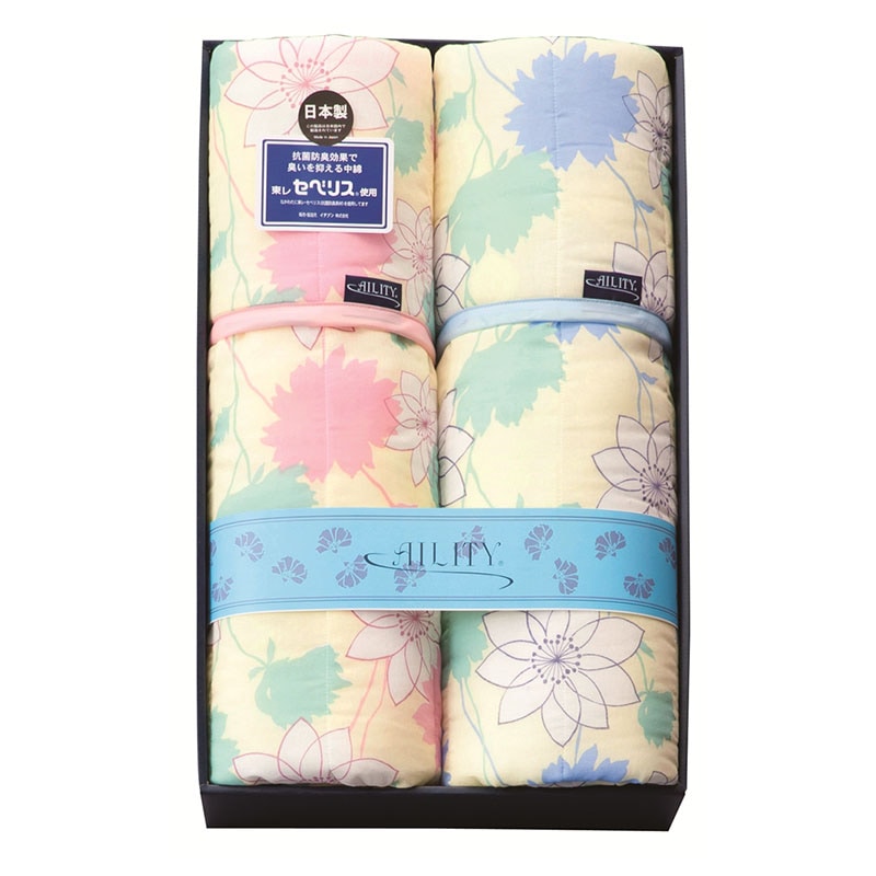 東レ･抗菌防臭わた(セベリス)入り キルト肌掛布団2P