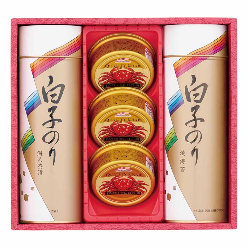 白子のり のりカニ缶詰合せ