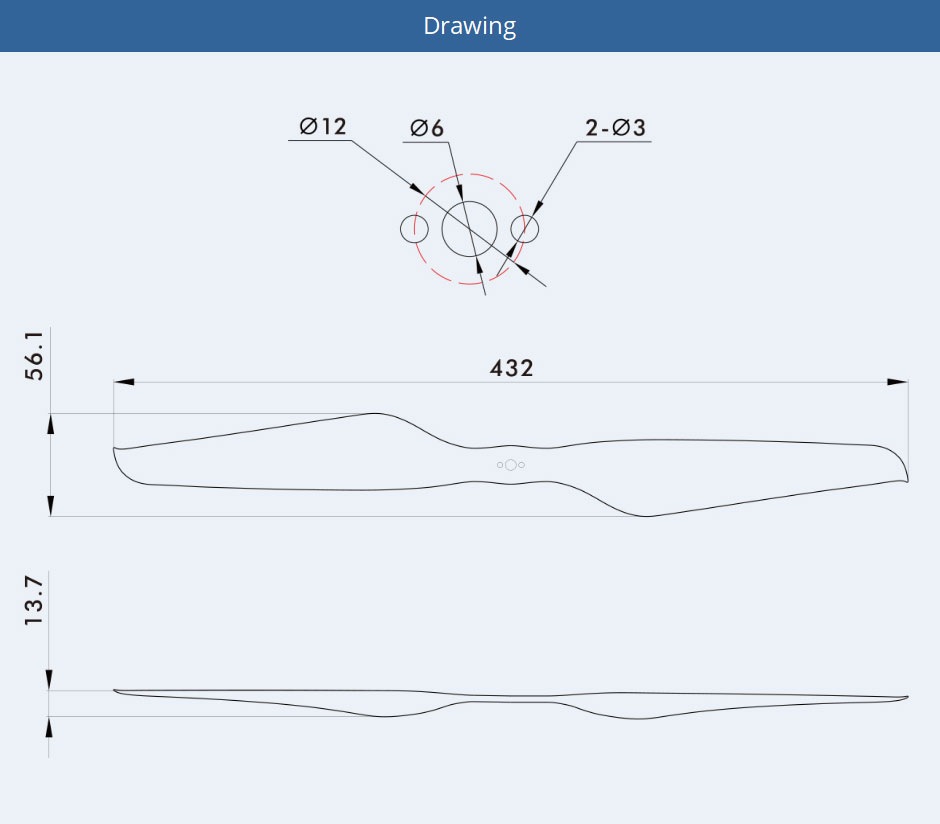 T-MOTOR NS17��5.8 Prop-2PCS/PAIR