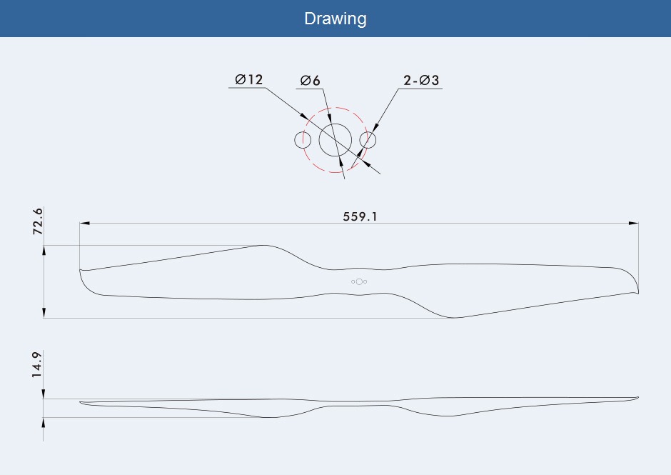 T-MOTOR NS22��6.6 Prop-2PCS/PAIR