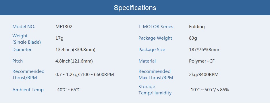 T-MOTOR MF1302