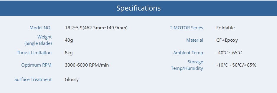 T-MOTOR FA18.2��5.9 Prop-2PCS/PAIR