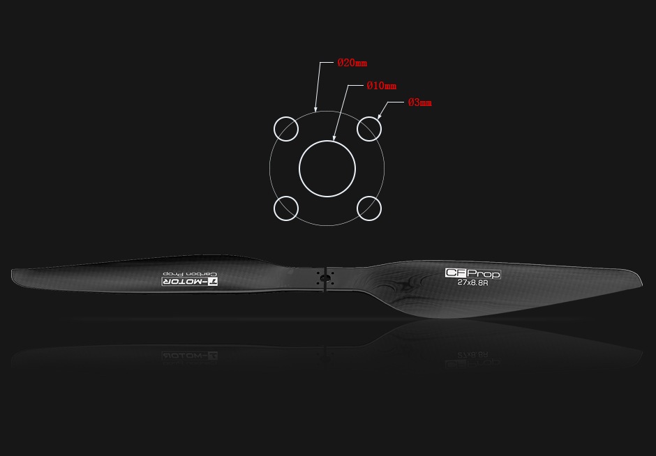 T-MOTOR G27��8.8 Prop-4PCS/PAIR