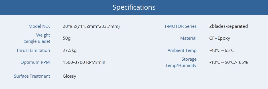 T-MOTOR G289.2 Prop-4PCS/PAIR
