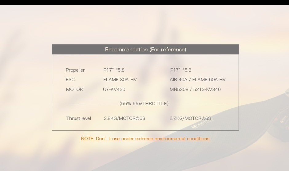 T-MOTOR P17��5.8 Prop-2PCS/PAIR
