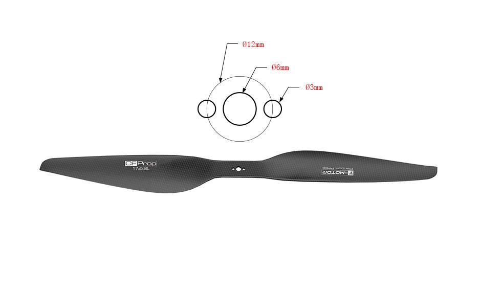 T-MOTOR P17��5.8 Prop-2PCS/PAIR