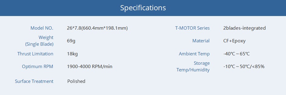 T-MOTOR P267.8 Prop-2PCS/PAIR
