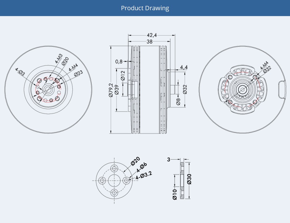 T-MOTOR MN705-S KV125/140/2602ĥå