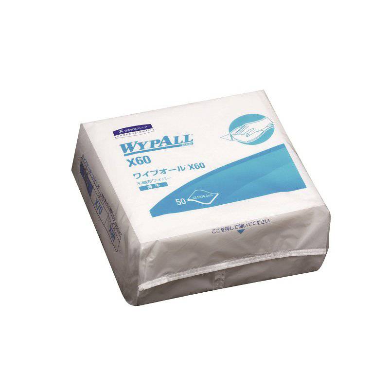 日本製紙クレシア ワイプオールX60 4つ折 50枚