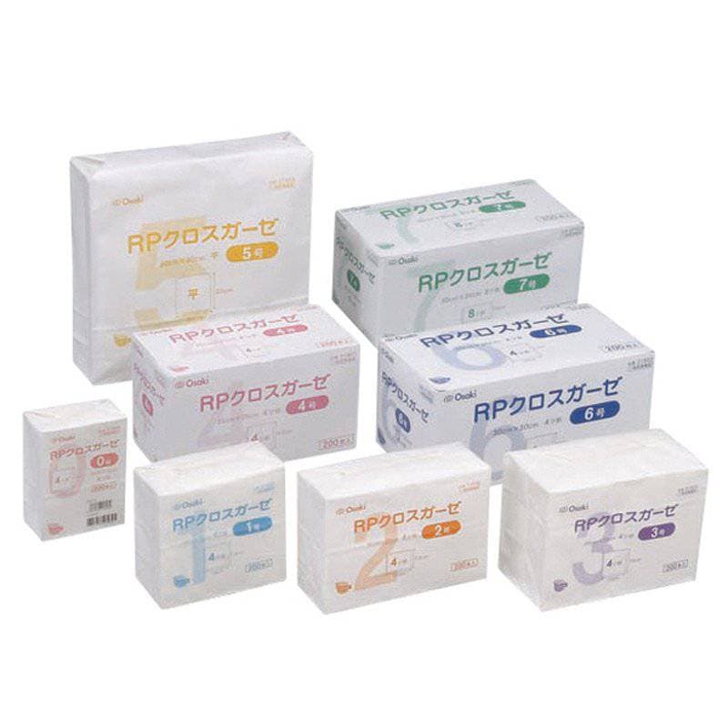 オオサキメディカル RPクロスガーゼ 200枚 【各種】｜ 医療用品通販 