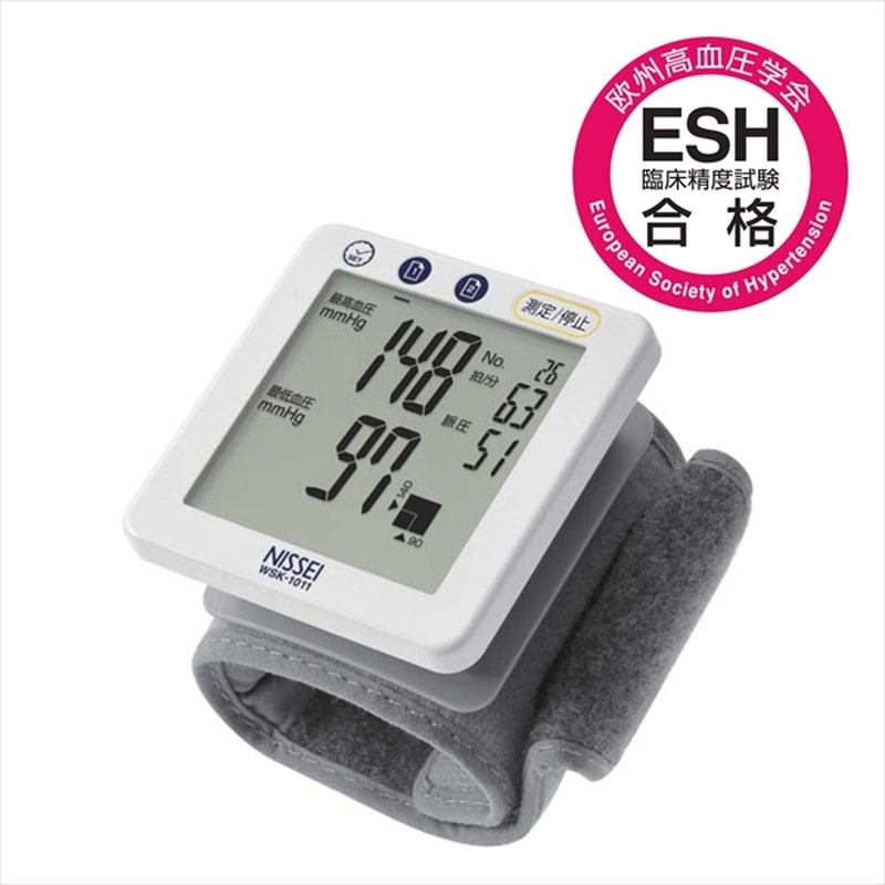 日本精密測器 デジタル血圧計 手首式 WSK-1011-10