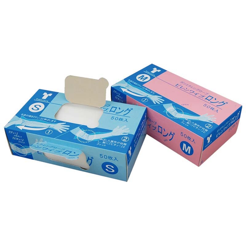 竹虎 ポリエチレングローブ ピレンワイプロング 【各種】