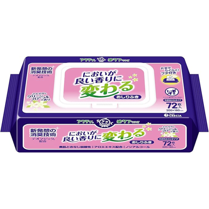 日本製紙クレシア アクティ においが良い香りに変わるおしりふき