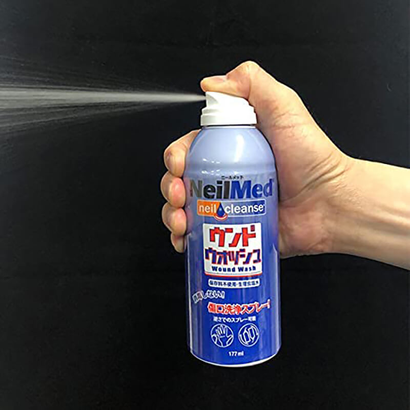 ニールメッド ウンドウォッシュ(傷口洗浄スプレー) ストレートタイプ