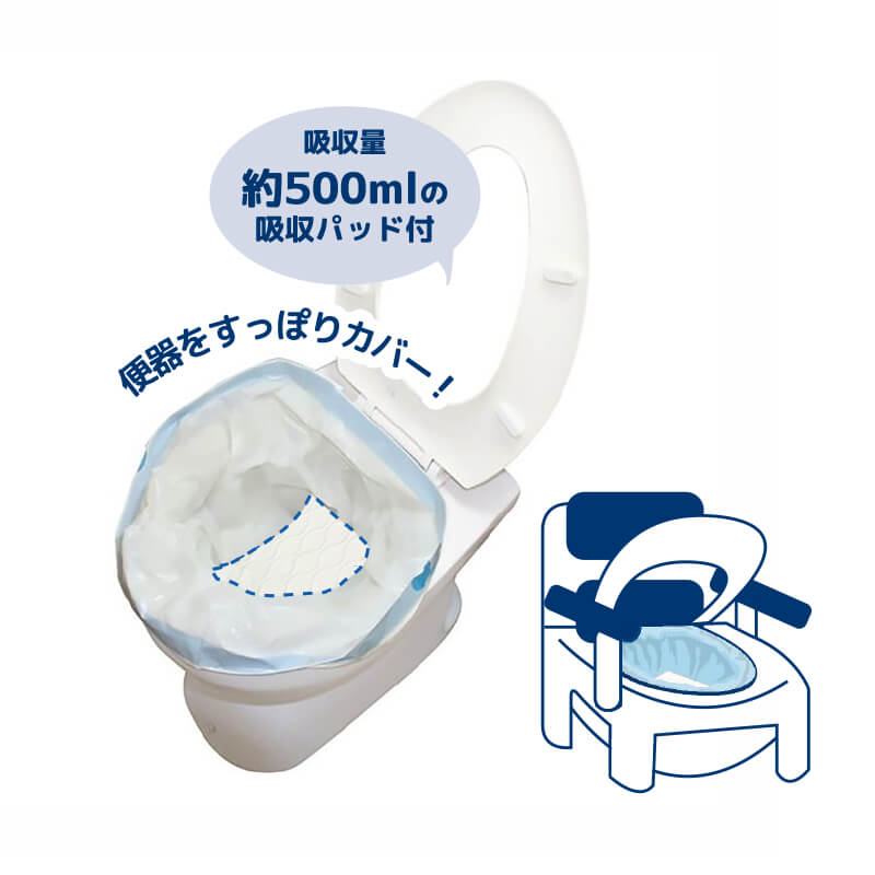 シエラ ホスケア トイレ(スタンダードタイプ) 非常用トイレ袋 20枚入り