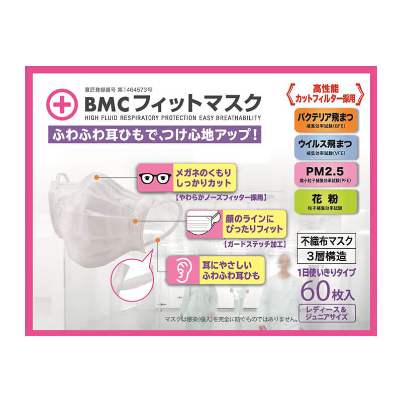 BMCフィットマスク  60枚入【各種】