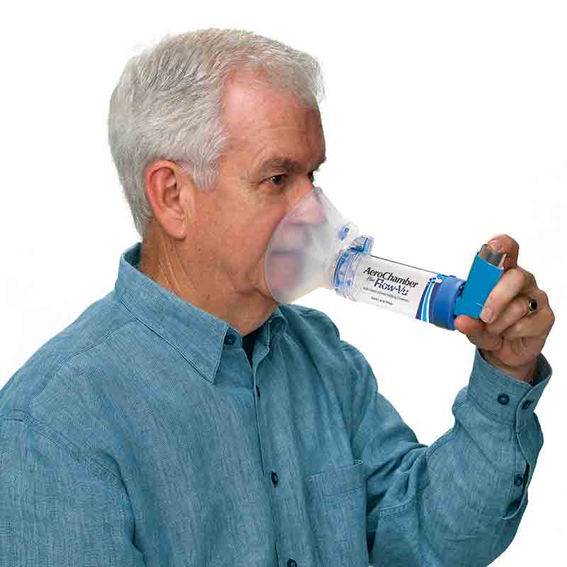 アムコ エアロチャンバープラス 静電気防止タイプ マスク付き 大人用（スモール）