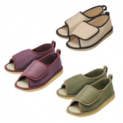 竹虎 転倒予防シューズ つま先なし【各種】