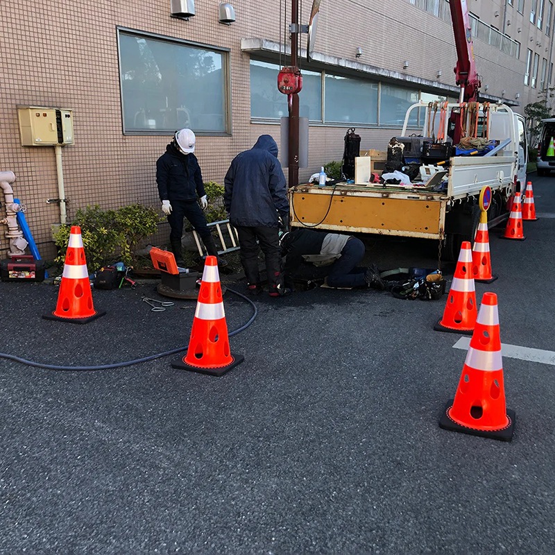 カーボーイ 穴あきコーン 三角コーン　【各種】