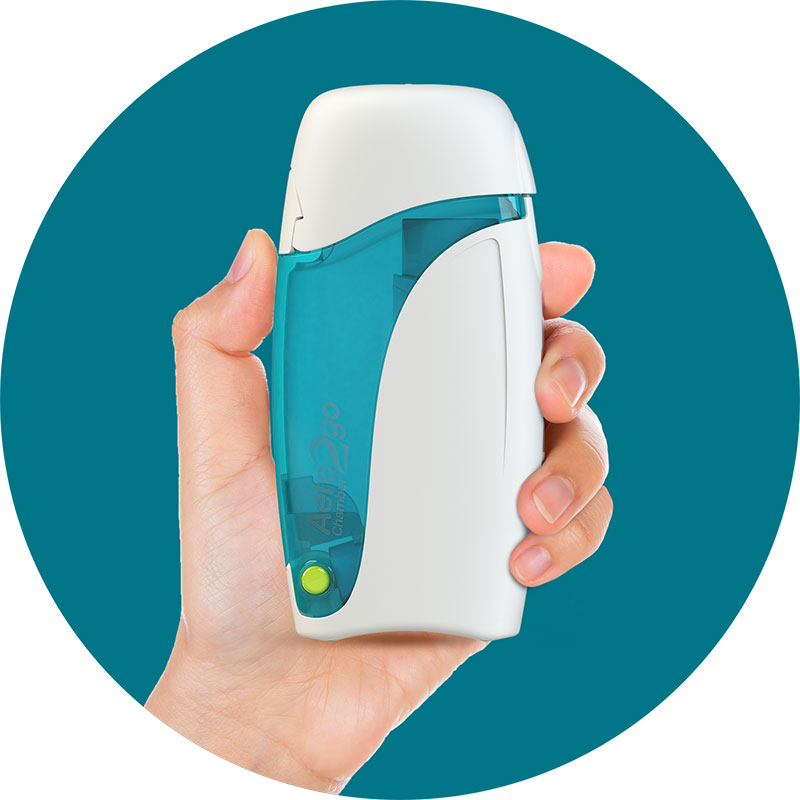 アムコ エアロチャンバー2 GO 携帯できるスペーサー