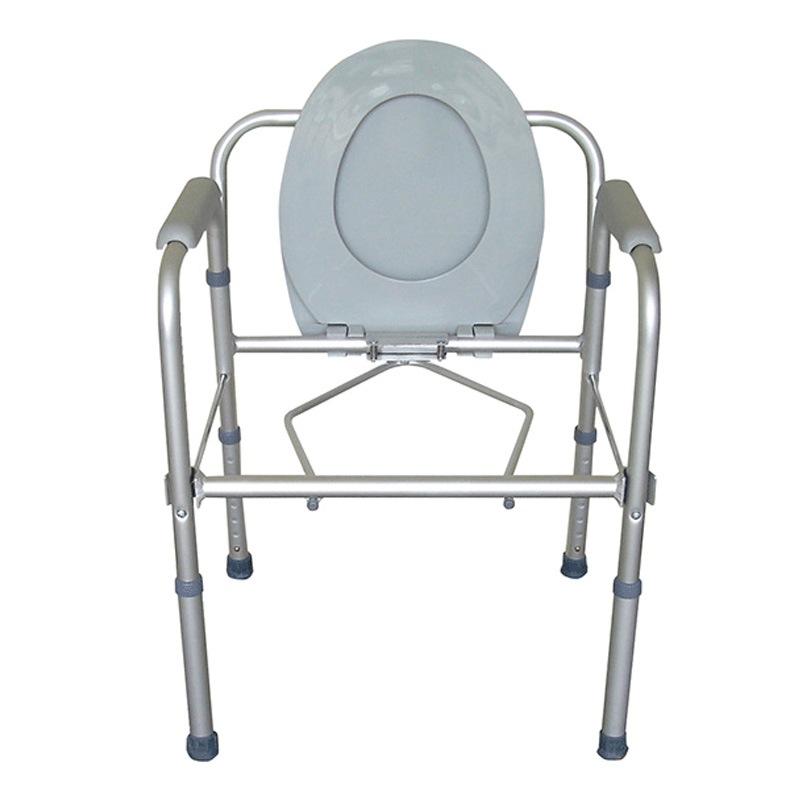 肘掛・背もたれの付いた介護・防災用ポータブルトイレ ユニトイレ・安心