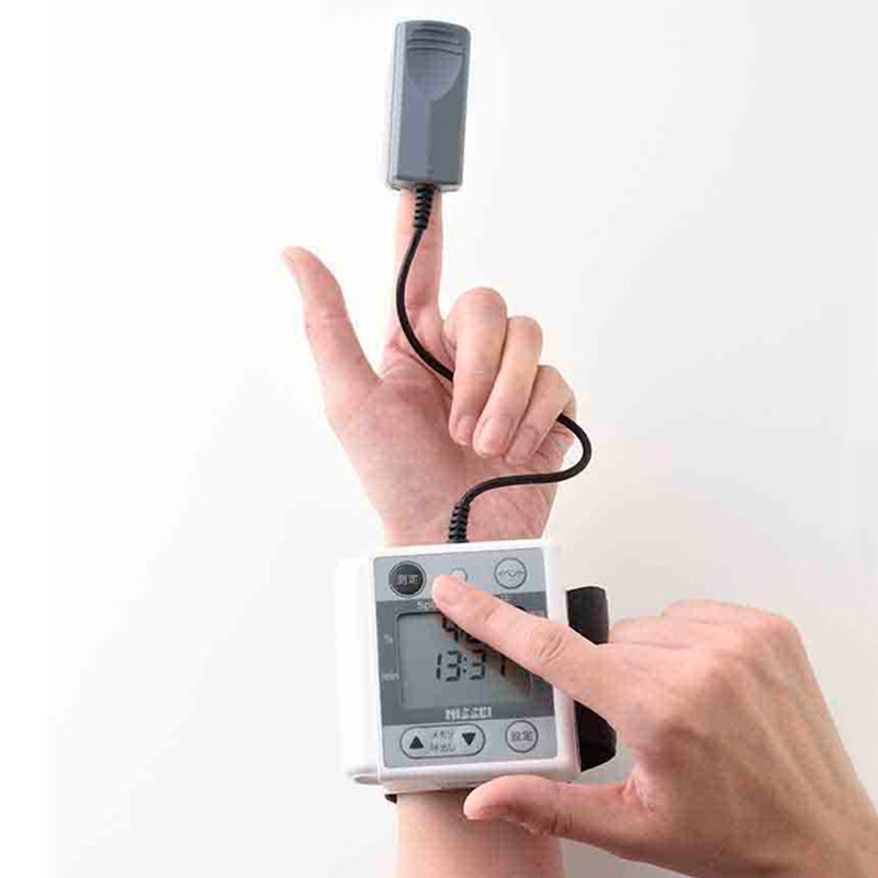 【日本製】日本精密測器 パルフィス(パルスオキシメーター+デジタル血圧計)WB-100-12