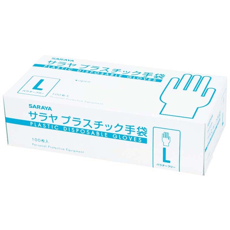 サラヤ プラスチック手袋 【各種】