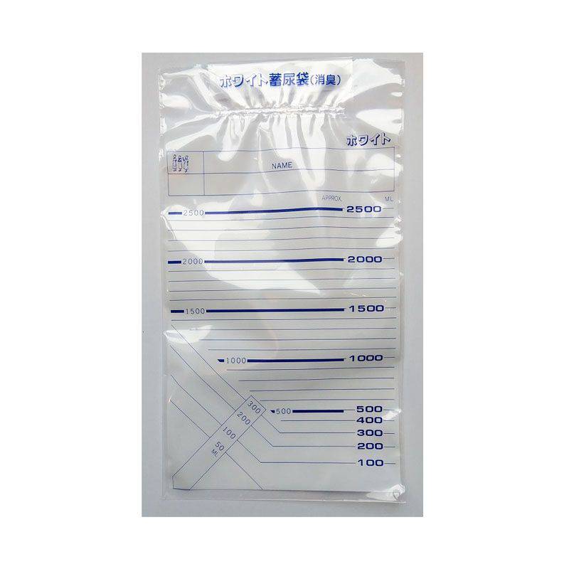 あしかメディ工業 ホワイト蓄尿袋 消臭 100枚