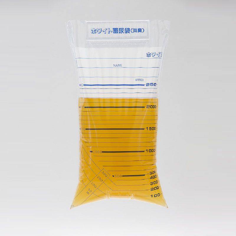 あしかメディ工業 ホワイト蓄尿袋 消臭 100枚