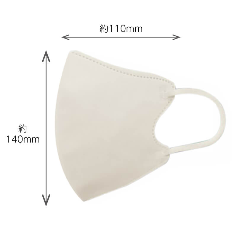 BMC 立体カラーマスク 30枚入(10枚×3色)