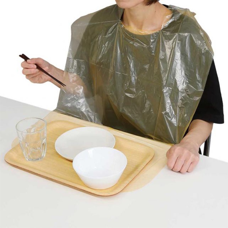 川西工業 食事用エプロン ポケット付 60枚入