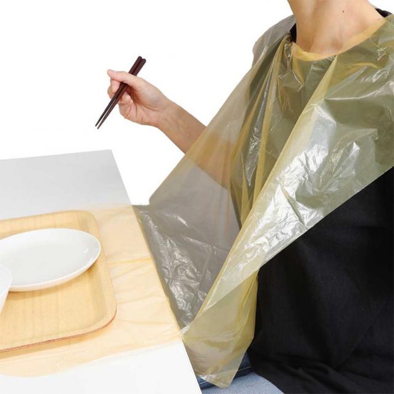 川西工業 食事用エプロン ポケット付 60枚入