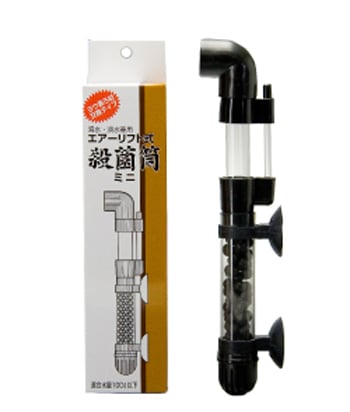 エアーリフト水中殺菌灯10w　中古品 リスター エアーリフト式水中殺菌灯NS-S10【レヨンベールアクア】