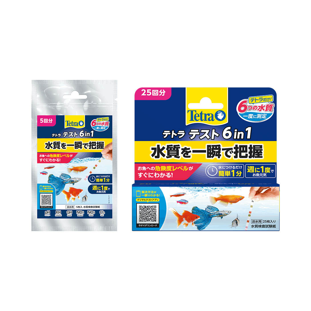 テトラ テスト 6in1（淡水用） | 水質測定,アナログ測定