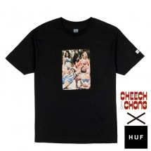 【HUF/ハフ X CHEECH & CHONG/チーチ&チョン】NICE DREAMS TEE / BLACK ブラック 黒|Tシャツ|HUF