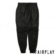 【FAIRPLAY BRAND/フェアプレイブランド】MESH GUNNER ジョガーパンツ / BLACK ブラック 黒|パンツ|Fairplay Brand
