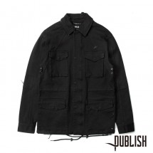 【Publish Brand/パブリッシュブランド】HELLER アウタージャケット/ BLACK ブラック 黒|アウター|PUBLISH BRAND