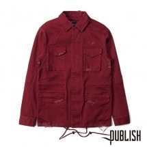 【Publish Brand/パブリッシュブランド】HELLER アウタージャケット/ MAROON|アウター|PUBLISH BRAND