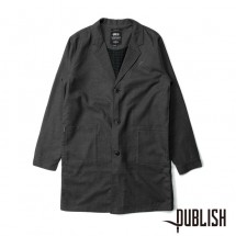 【Publish Brand/パブリッシュブランド】RAFIK トレンチコート/ CHARCOAL チャコール|アウター|PUBLISH BRAND