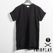 【FAIRPLAY/フェアプレイブランド × FOCUSED SPACE/フォーカスドスペース 】MARKカットソー / BLACK ブラック 黒|Tシャツ|Fairplay Brand