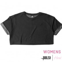 【Publish Brand/パブリッシュブランド】LEESA カットソー / BLACK ブラック 黒|Tシャツ|PUBLISH BRAND