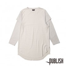 【PUBLISH BRAND/パブリッシュブランド】MELAS カットソー / NATURAL ナチュラルホワイト 白|長袖Tシャツ|PUBLISH BRAND