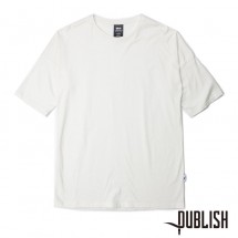 【PUBLISH BRAND/パブリッシュブランド】BANJ カットソー / WHITE ホワイト 白|Tシャツ|PUBLISH BRAND