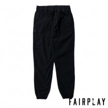 【FAIRPLAY BRAND/フェアプレイブランド】CALLUM ジョガーパンツ / BLACK ブラック 黒|パンツ|Fairplay Brand