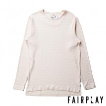【FAIRPLAY BRAND/フェアプレイブランド】TRUMAN カットソー / WHITE ホワイト 白|長袖Tシャツ|Fairplay Brand