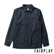 【FAIRPLAY BRAND/フェアプレイブランド】GALLAGHER コーチジャケット / INDIGO インディゴブルー 青|アウター|Fairplay Brand