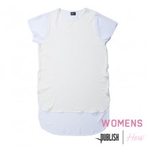 【PUBLISH BRAND/パブリッシュブランド】LEXY Tシャツカットソー / NATURAL ナチュラルホワイト 白 |Tシャツ|PUBLISH BRAND