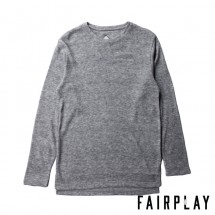 【FAIRPLAY BRAND/フェアプレイブランド】BATES / GREY グレー カットソー|長袖Tシャツ|Fairplay Brand