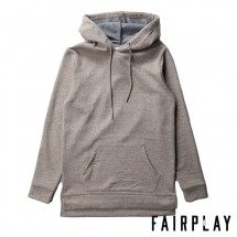 【FAIRPLAY BRAND/フェアプレイブランド】LUPE / HEATHER ヘザーグレー パーカー|長袖Tシャツ|Fairplay Brand